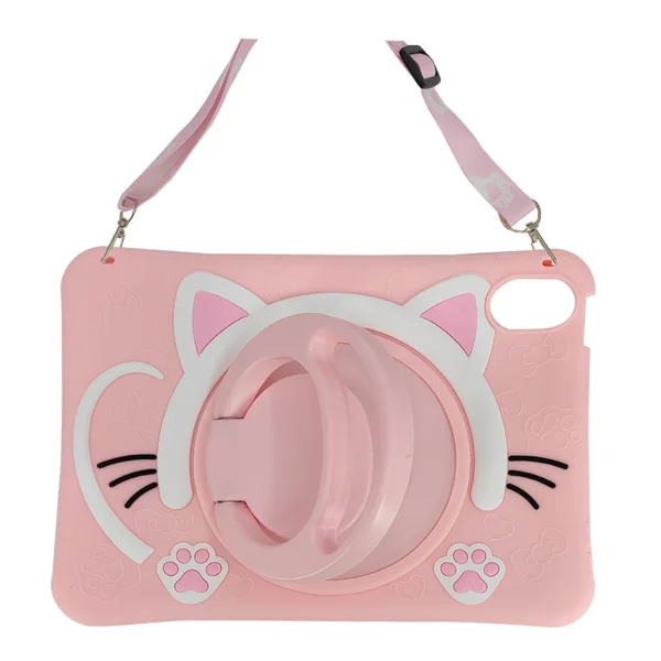 Nettech Apple iPad Mini 6 (MK8C3TU/A) Uyumlu Maskot Seri Arka Koruma (Pembe) NT-96679 - 2