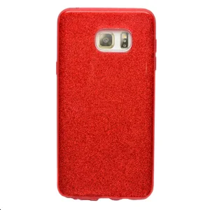Galaxy Note 5 Kılıf Zore Shining Silikon - Kırmızı