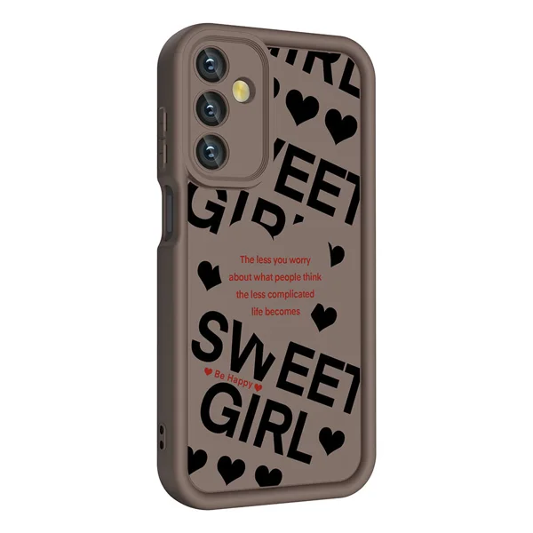 Galaxy A25 Kılıf Kamera Korumalı Baskılı Arka Yüzey Zore Klas Kapak - Siyah - 1