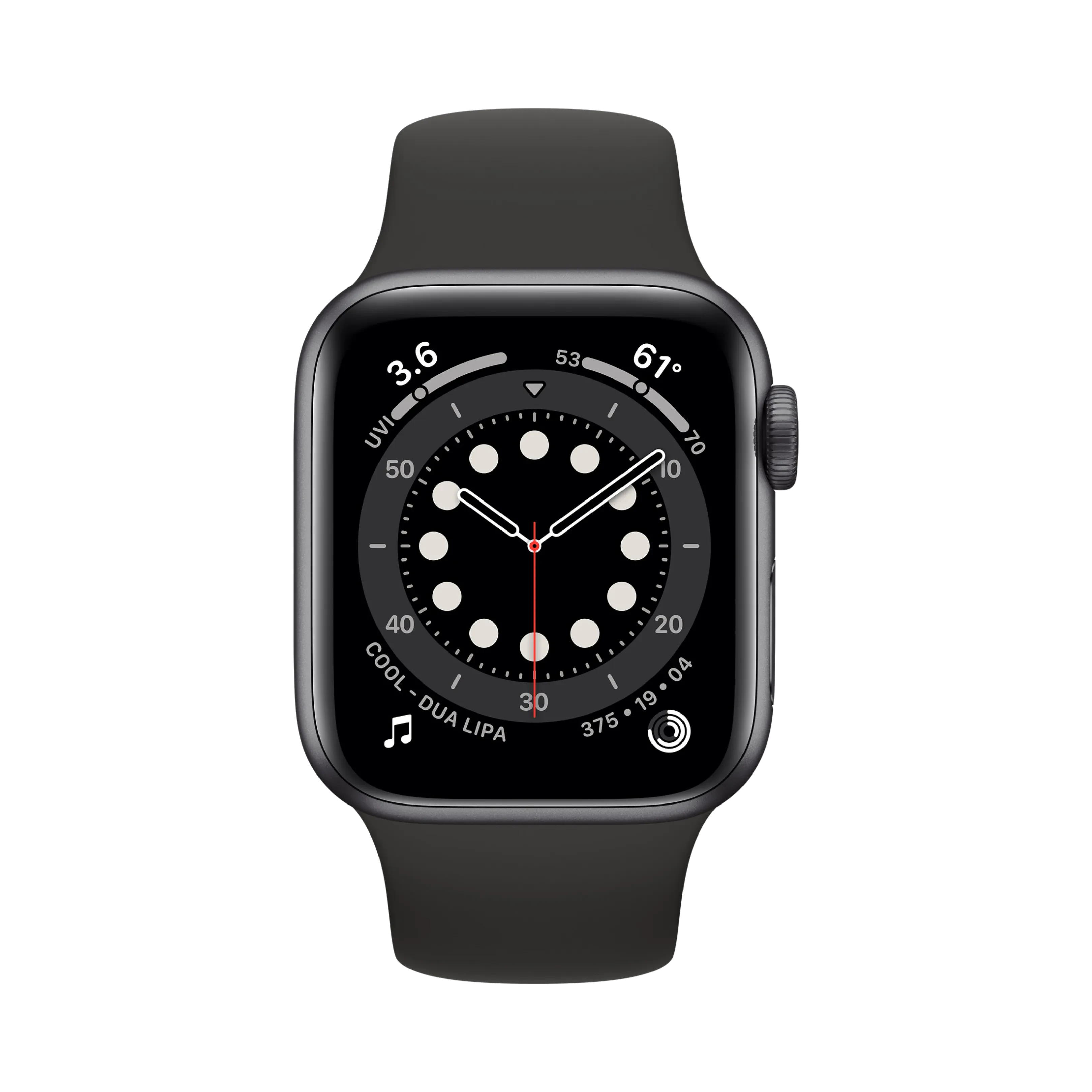 Apple Watch Series 6 - Alüminyum - 40mm - Cellular - Gece yarısı