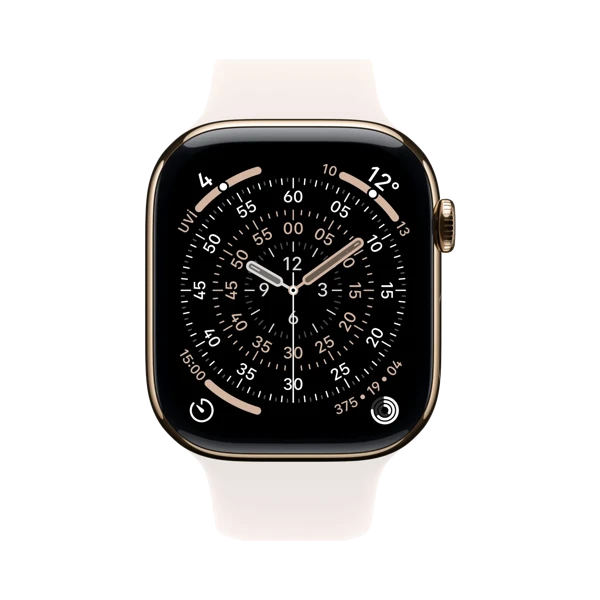 Apple Watch Series 11 - Titanyum - 46mm - GPS + Cellular - Altın - 2