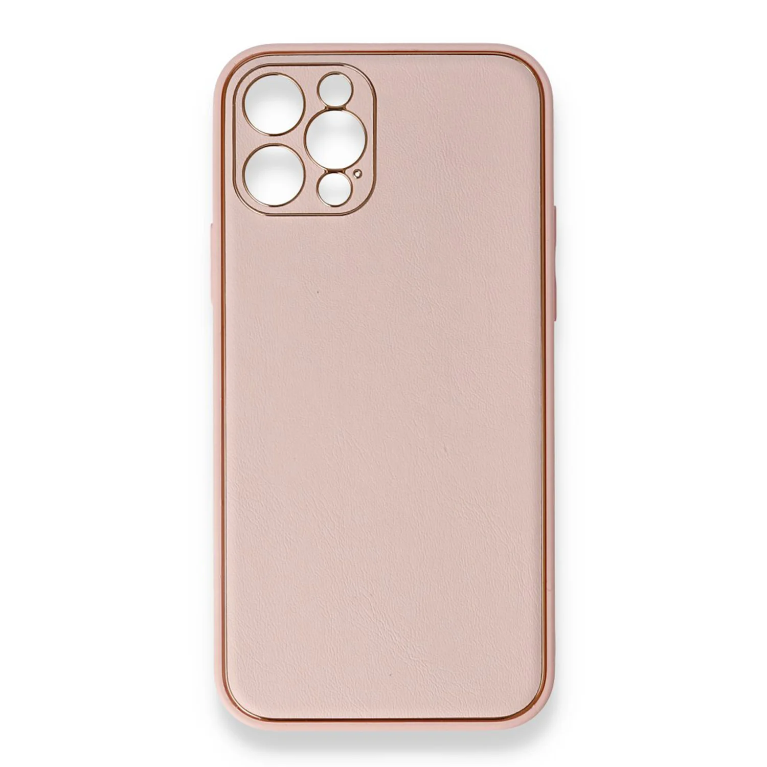 Nettech Apple iPhone 14 Pro Max Uyumlu Coco Leather Seri Arka Koruma Kılıf (Pembe) NT-99759