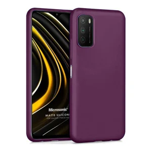 Nettech Xiaomi Poco M3 Uyumlu Nano Arka Koruma Kılıf (Mürdüm) NT-87731
