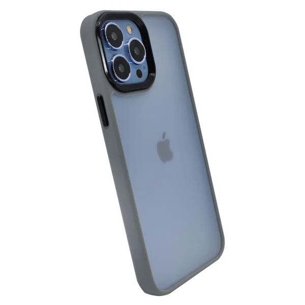 Nettech Apple iPhone 13 Pro Max Uyumlu Cann Seri Arka Koruma Kılıf (Gri) NT-96007 - 2