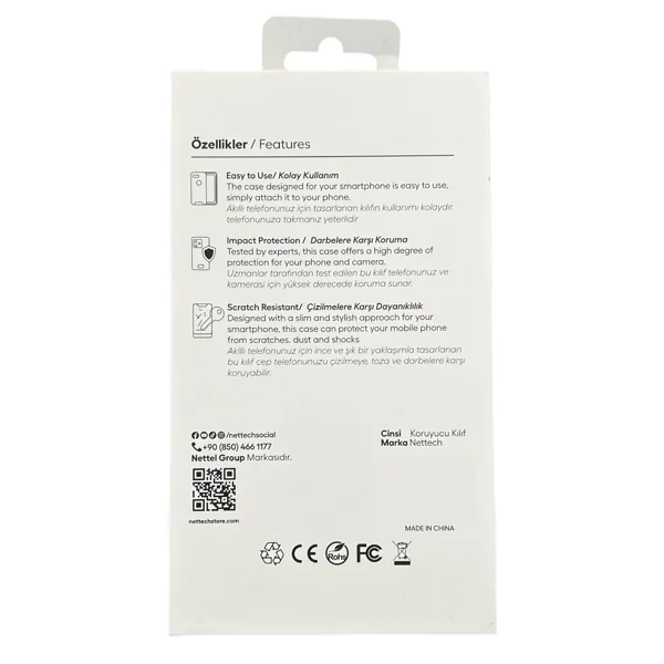 Nettech Apple iPhone 14 Pro Max Uyumlu NT-N043 Arka Koruma Kılıf (Gri) NT-108384 - 4