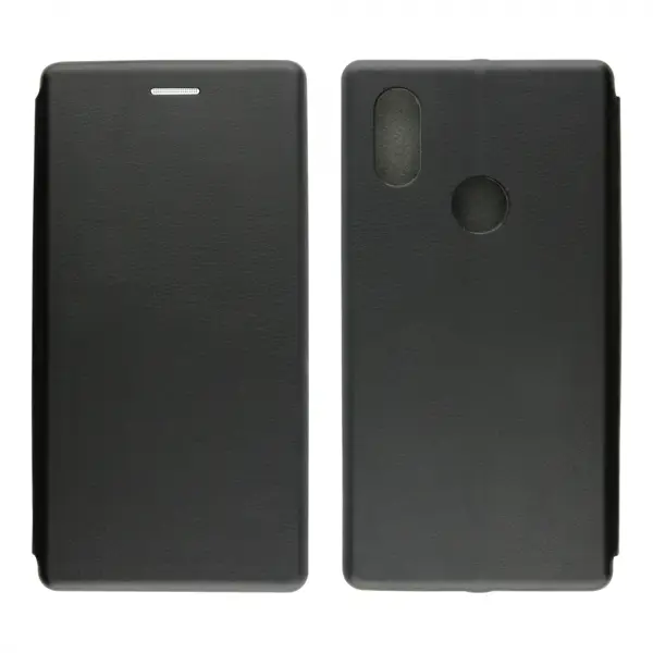 Nettech Xiaomi Mi 8 Se Uyumlu Lüx Seri Kapaklı Kılıf (Siyah) VR-18249