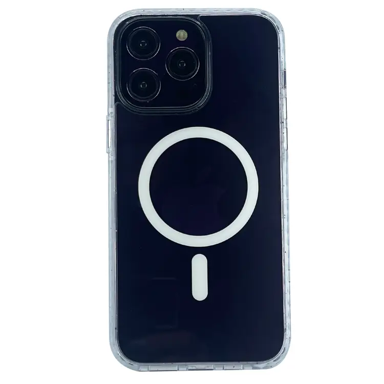 Nettech Apple iPhone 13 Pro Uyumlu Locik Magsafe Arka Koruma Kılıf (Beyaz) NT-103129