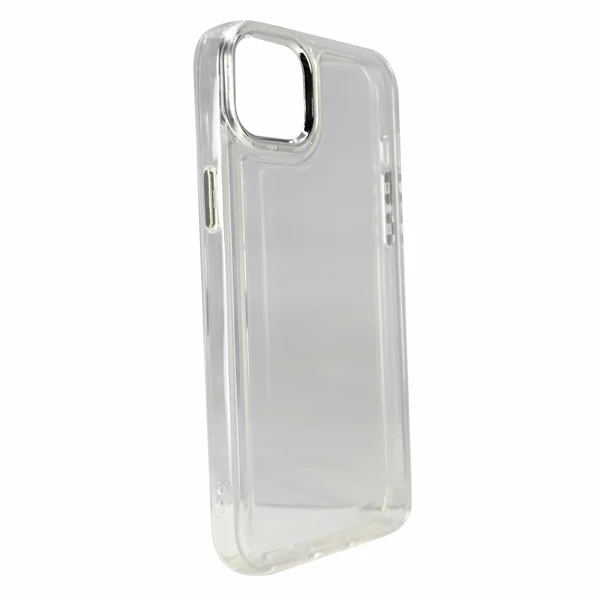 Nettech Apple iPhone 14 Plus Uyumlu Şeffaf Metal Kamera Çerçeveli Arka Koruma Kılıf (Şeffaf) NT-96948 - 2