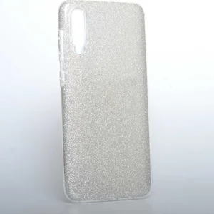 Galaxy A50 Kılıf Zore Shining Silikon - Gümüş