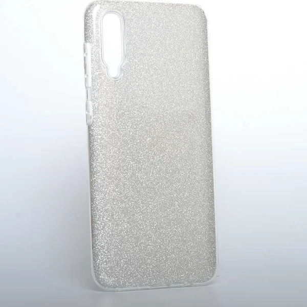 Galaxy A50 Kılıf Zore Shining Silikon - Gümüş - 1
