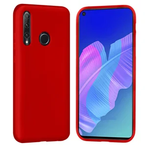 Nettech Huawei P40 Lite E Uyumlu Nano Arka Koruma Kılıf (Kırmızı) NT-84238