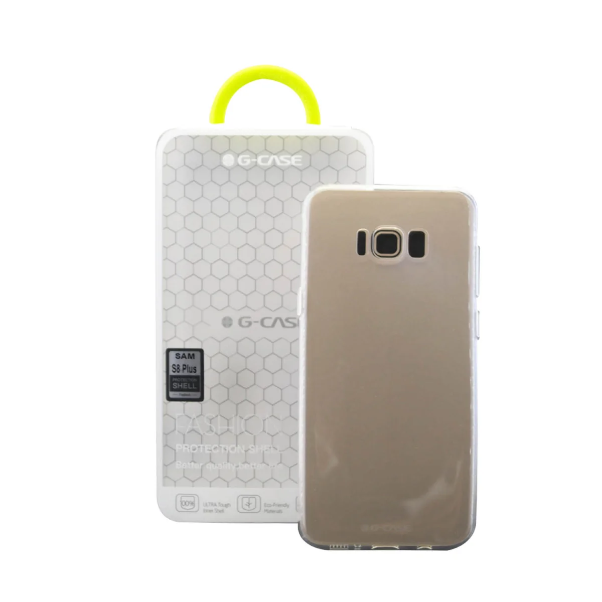 G-Case Samsung Galaxy G955 S8 Plus Uyumlu Arka Koruma Arka Koruma Kılıf (Şeffaf) VR-6317