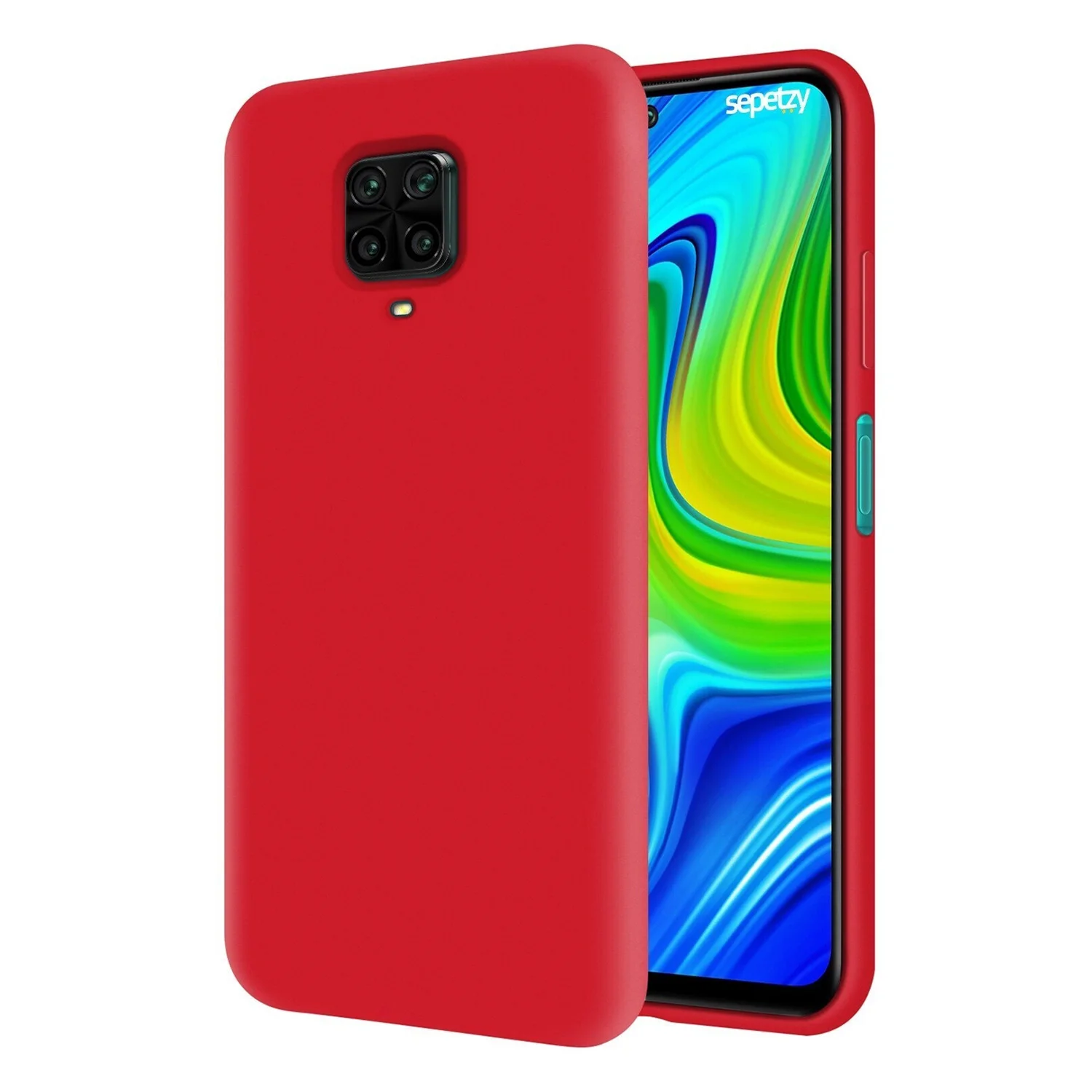Nettech Xiaomi Redmi Note 9 Pro Uyumlu Nano Arka Koruma Kılıf (Kırmızı) NT-83445