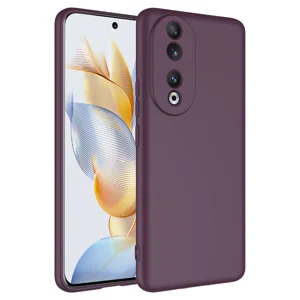 Honor 90 Kılıf Zore Mara Lansman Kapak - Mürdüm