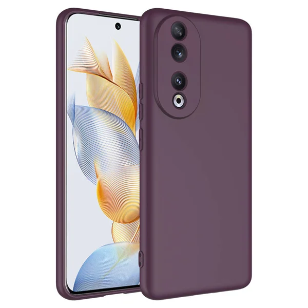 Honor 90 Kılıf Zore Mara Lansman Kapak - Mürdüm - 1