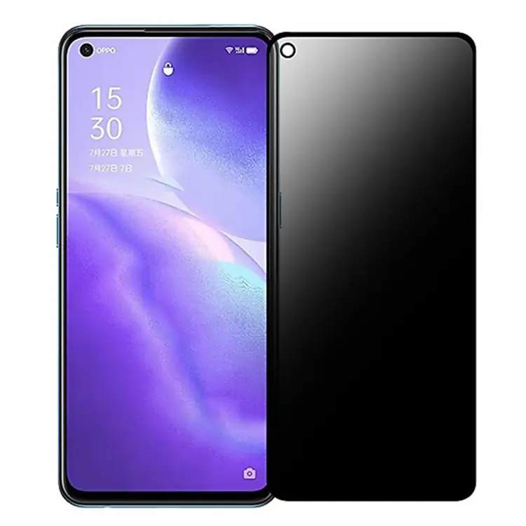 Nettech Oppo Reno 6 Uyumlu Ön Koruma Hayalet Seramik Nano Ekran Koruyucu (Siyah) NT-95640