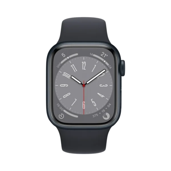 Apple Watch Series 8 - Alüminyum - 41mm - GPS - Gece yarısı