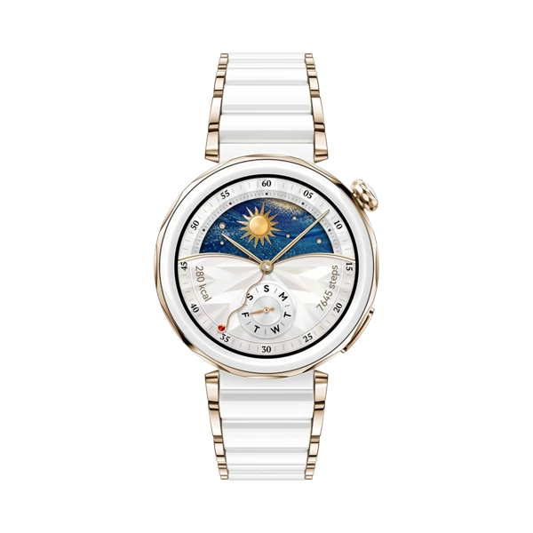 Huawei Watch GT 5 Pro - Seramik - 42mm - GPS - Seramik Beyaz - 2