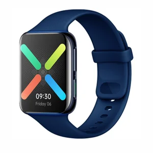 Nettech Oppo Watch 41 mm Uyumlu Silikon Kordon (Lacivert) NT-96991