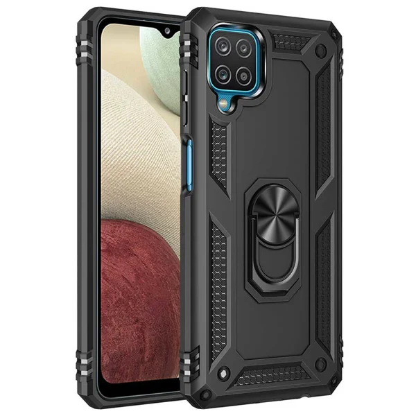 Galaxy M32 Kılıf Zore Vega Kapak - Siyah - 1