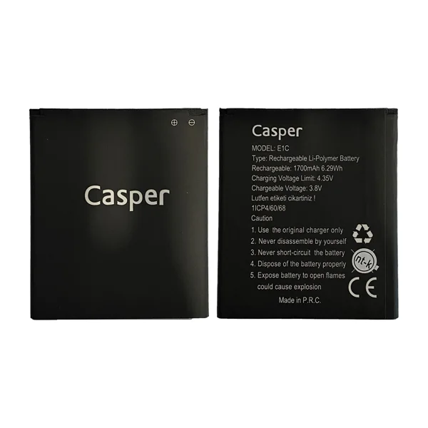 Teknonet Casper Via E1C Uyumlu Casper TLP16088 1700 MAh Batarya NT-21422 - 1