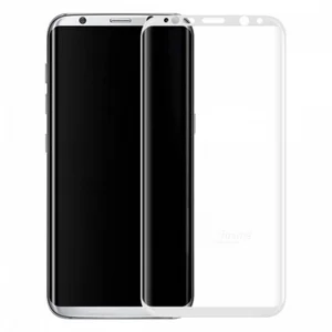Helt Samsung Galaxy G955 S8 Plus Uyumlu 3D SuperGlass Full Cam Koruyucu (Beyaz) VR-9519