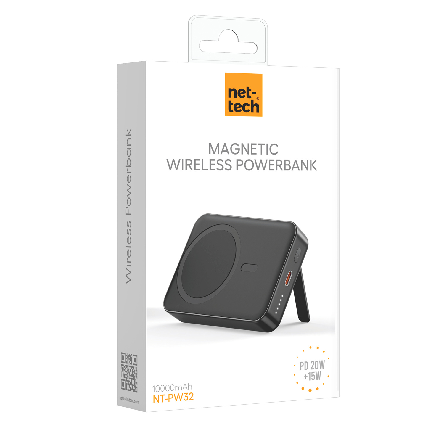 Nettech NT-PW32 15W + 20W PD 10000 MAh Magsafe Powerbank (Mor) NT-104924