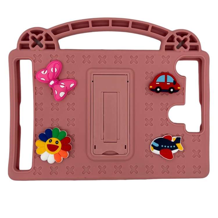 Nettech Universal 10 Inch Uyumlu Kids Standlı Arka Koruma (Pembe) NT-106403