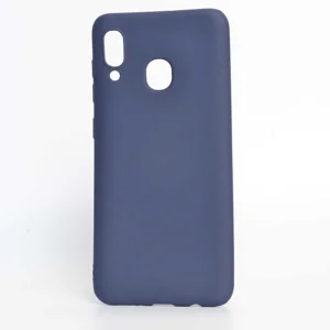 Galaxy A30 Kılıf Zore Premier Silikon Kapak - Lacivert