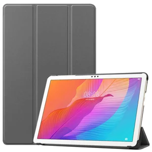 Huawei MatePad T10 Zore Smart Cover Standlı 1-1 Kılıf - Gri