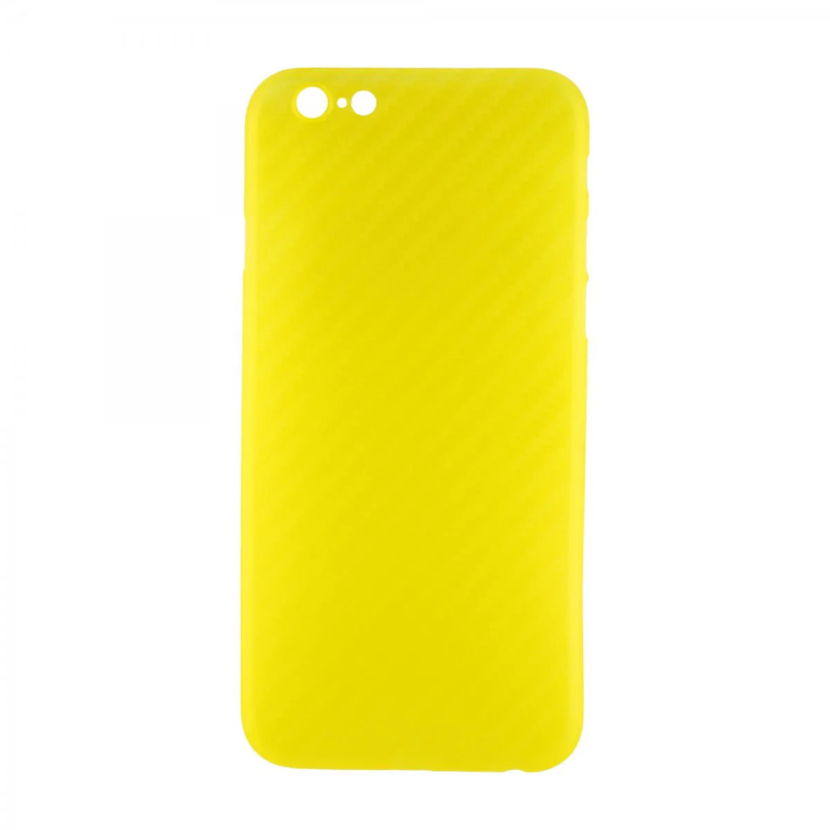 Nettech Apple iPhone 6S Uyumlu Karbon Seri Arka Koruma Kılıf (Sarı) VR-20166