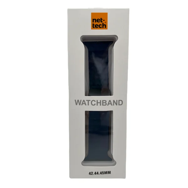 Nettech Apple Watch Seri 44/42 mm Uyumlu Silikon Kordon (Mavi) NT-108953 - 2