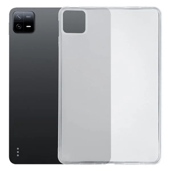 Xiaomi Pad 6 Kılıf Zore Tablet Süper Silikon Kapak - Renksiz - 1