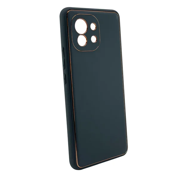 Nettech Xiaomi Mi 11 Uyumlu Coco Leather Seri Arka Koruma Kılıf (Yeşil) NT-99673 - 2