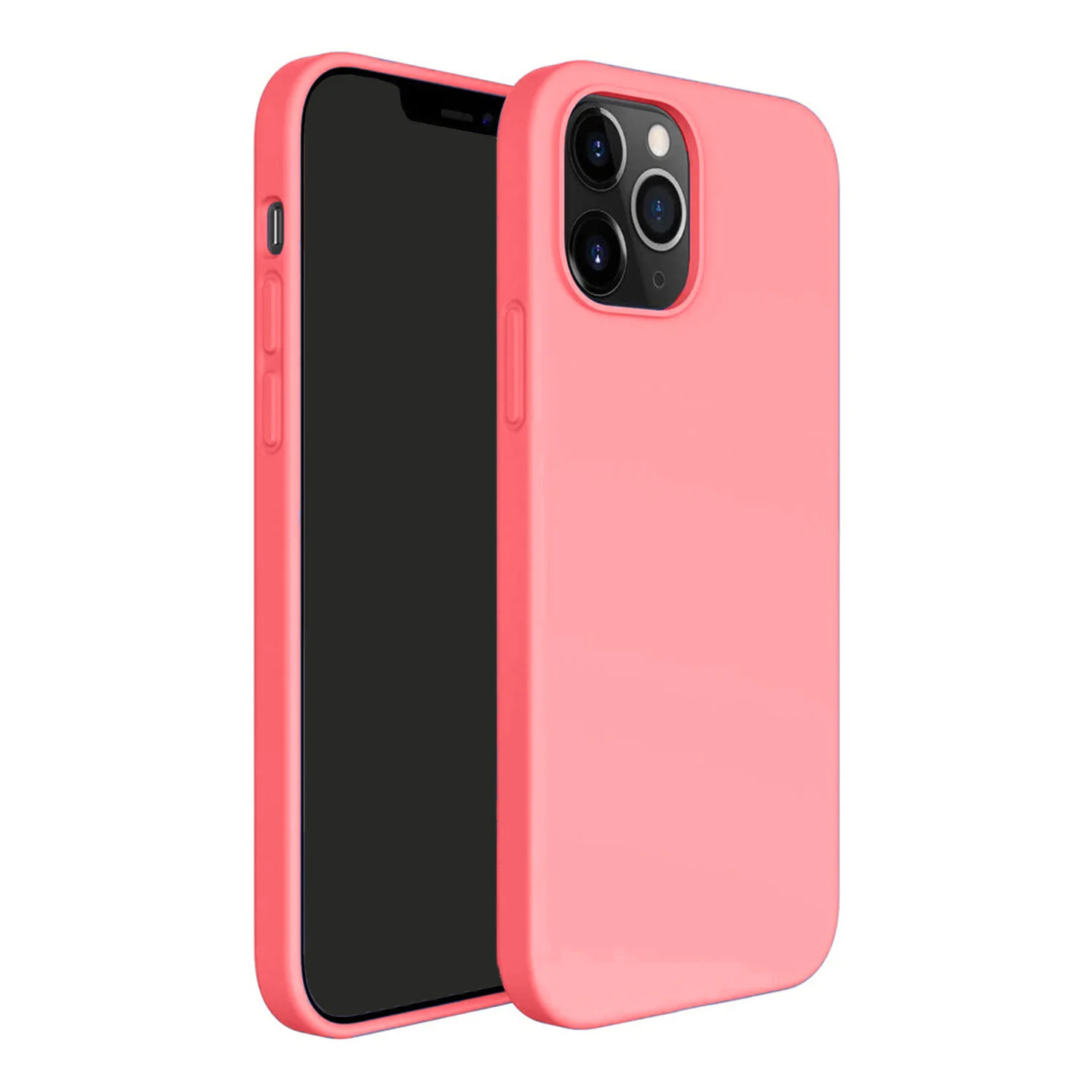 Nettech Apple iPhone 12 Pro Uyumlu Nano Arka Koruma Kılıf (Pembe) NT-82275
