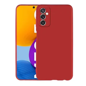 Galaxy M52 Kılıf Zore Premier Silikon Kapak - Kırmızı