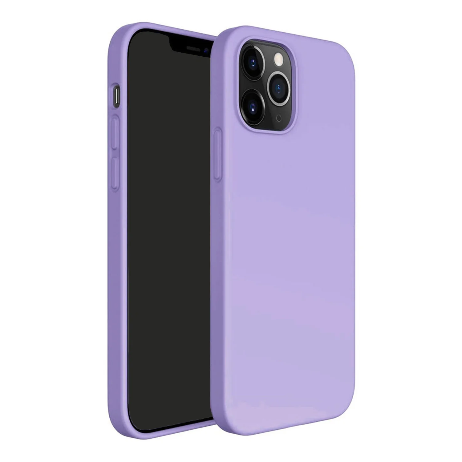 Nettech Apple iPhone 12 Pro Uyumlu Nano Arka Koruma Kılıf (Mor) NT-82278