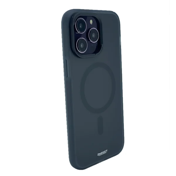 Nettech Apple iPhone 14 Pro Uyumlu Zırh Jmookit Magsafe Arka Koruma Kılıf (Siyah) NT-101232 - 2