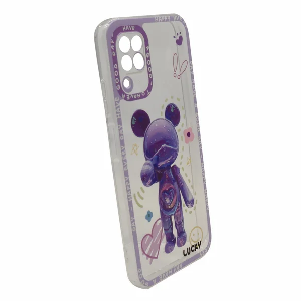 Nettech Huawei P40 Lite Uyumlu Kristal Carachter Seri Arka Koruma Kılıf (Mavi) NT-95001 - 2
