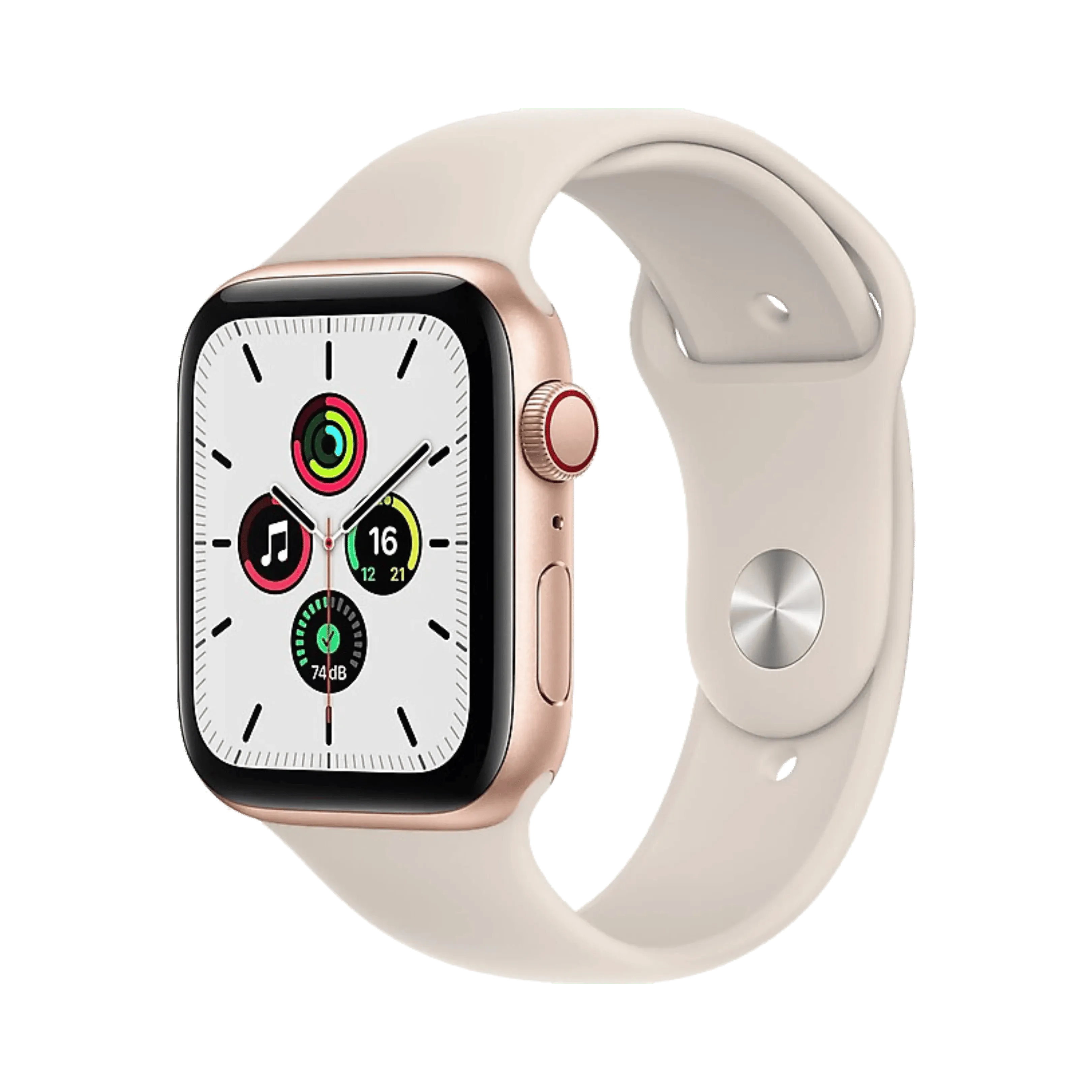 Apple Watch SE - Alüminyum - 44mm - Cellular - Altın