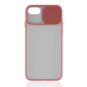 Apple iPhone 7 Kılıf Zore Lensi Kapak - Pembe Açık