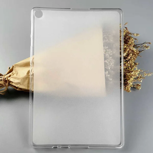 Huawei MatePad T10 Kılıf Zore Tablet Süper Silikon Kapak - Renksiz - 1