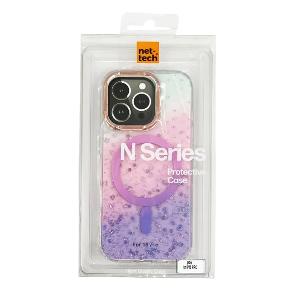 Nettech Apple iPhone 16 Pro Uyumlu NT-N056 Arka Koruma Kılıf (Pembe) NT-110990 - 2