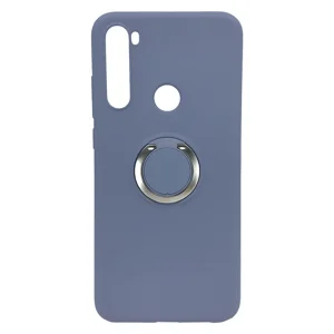 Nettech Xiaomi Redmi Note 8T Uyumlu Nano Ring Arka Koruma Kılıf (Gri) NT-81824