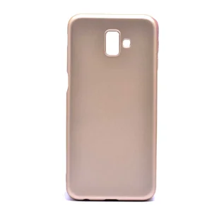 Galaxy J6 Plus Kılıf Zore Premier Silikon Kapak - Gold