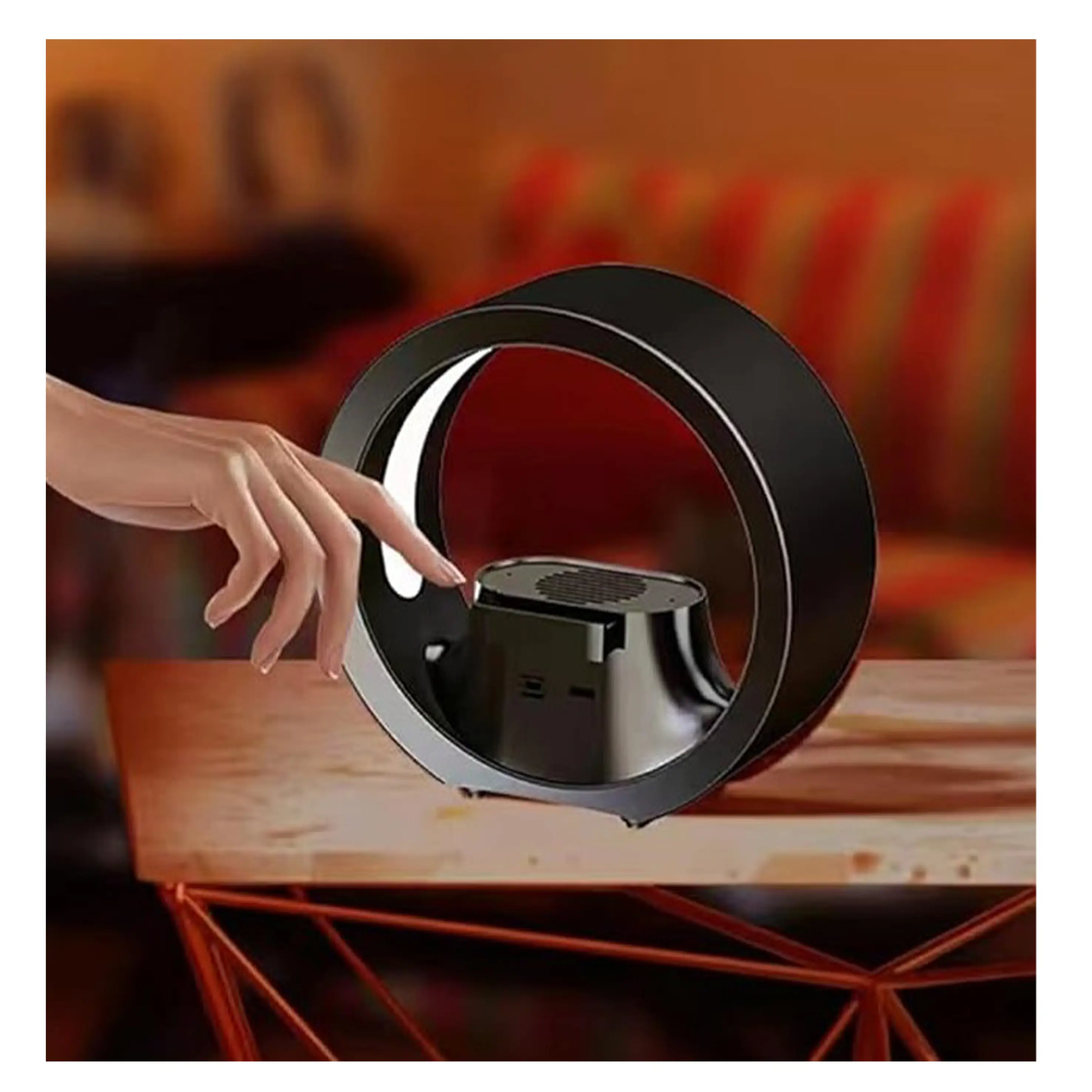 Nettech Watch Speaker Kablosuz Hoparlör - Speaker (Siyah) NT-104694