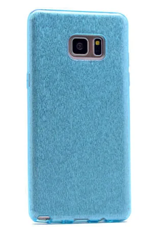 Galaxy S7 Kılıf Zore Shining Silikon - Mavi