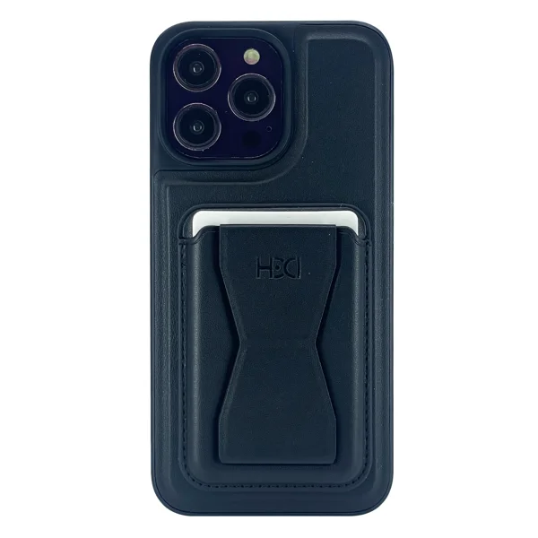 Nettech Apple iPhone 13 Pro Uyumlu Deri Purse Seri Arka Koruma Kılıf (Siyah) NT-101329 - 2