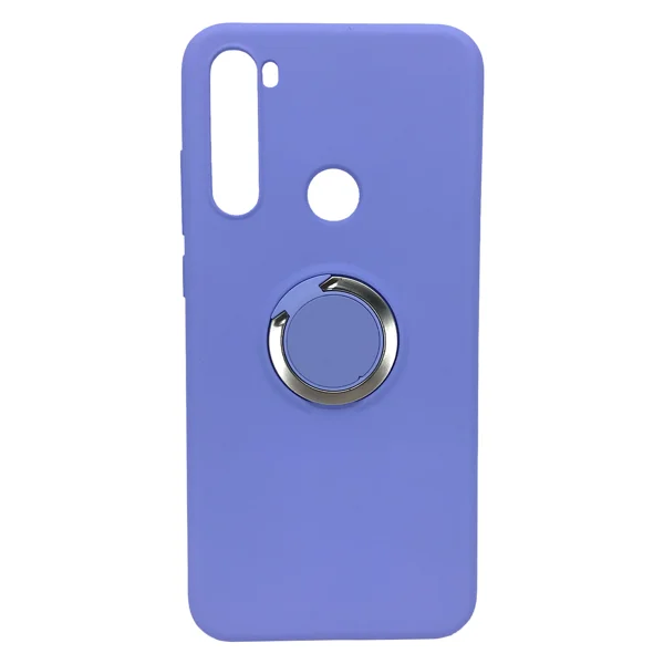 Nettech Xiaomi Redmi Note 8T Uyumlu Nano Ring Arka Koruma Kılıf (Mor) NT-81827 - 1