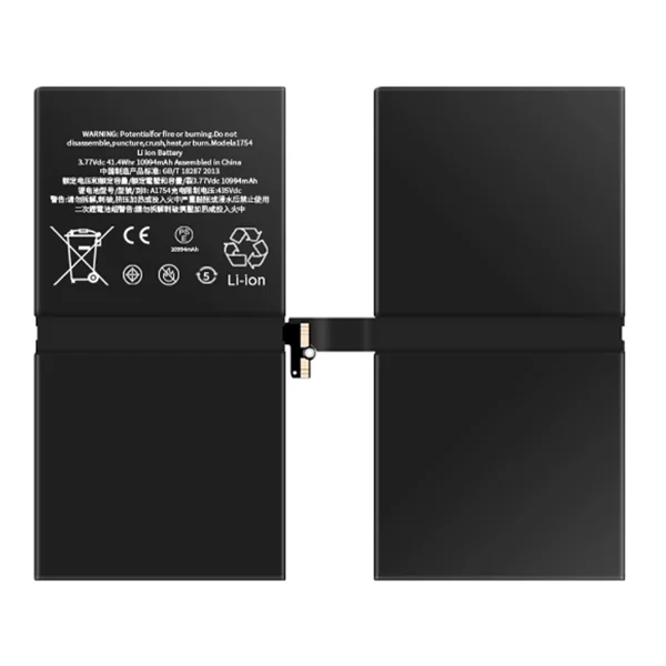 Teknonet Apple iPad Pro 12.9 2.Nesil Uyumlu Apple A1754 10994 mAh Batarya NT-92875 - 1